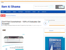 Tablet Screenshot of ilmkishama.com